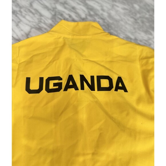 Nike Uganda International Team Issue Pro Elite Track Jacket Yellow Women' Large - Picture 9 of 10